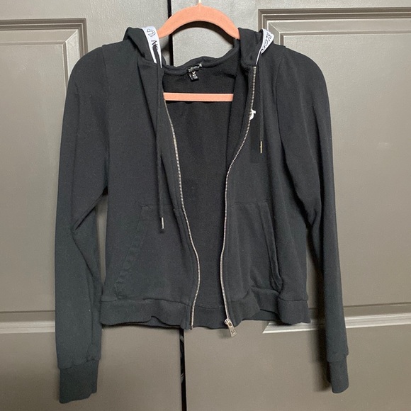 True Religion Sweaters Tru Rlgn Black Zip Up Hoodie Poshmark